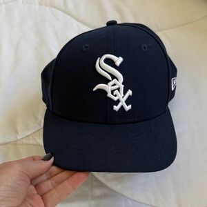 New Era Navy Fitted White Sox Cap